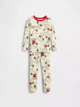 Baby & Toddler Snoopy Organic Brushed Cotton Pj Set