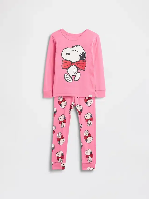 Baby & Toddler Snoopy Organic Brushed Cotton Pj Set
