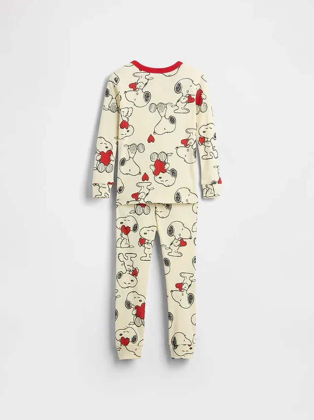 Baby & Toddler Snoopy Organic Brushed Cotton Pj Set