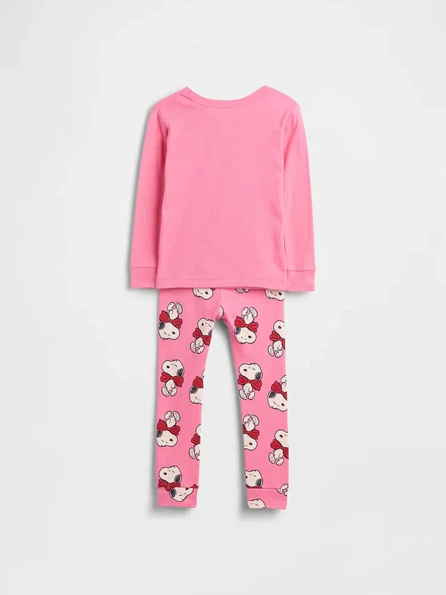Baby & Toddler Snoopy Organic Brushed Cotton Pj Set