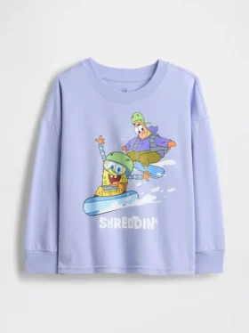 Baby & Toddler Spongebob Squarepants Graphic Logo T-Shirt