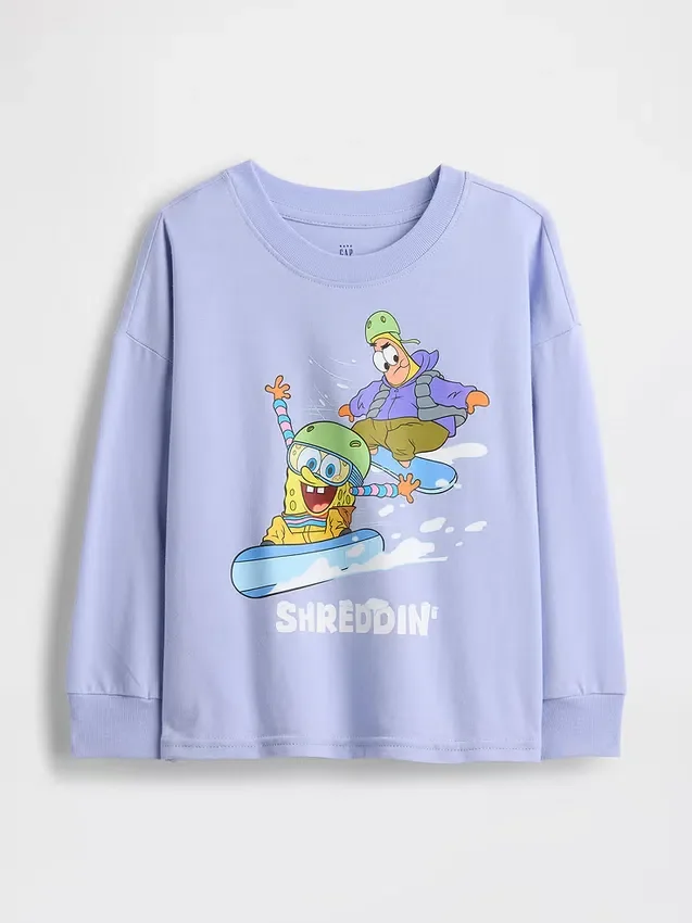 Baby & Toddler Spongebob Squarepants Graphic Logo T-Shirt