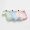 Baby & Toddler Strawberry No Show Socks (7-Pack)