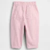 Baby & Toddler Stripe Pull-On Barrel Jeans