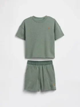 Baby & Toddler Textured Stripe Outfit Set