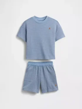 Baby & Toddler Textured Stripe Outfit Set