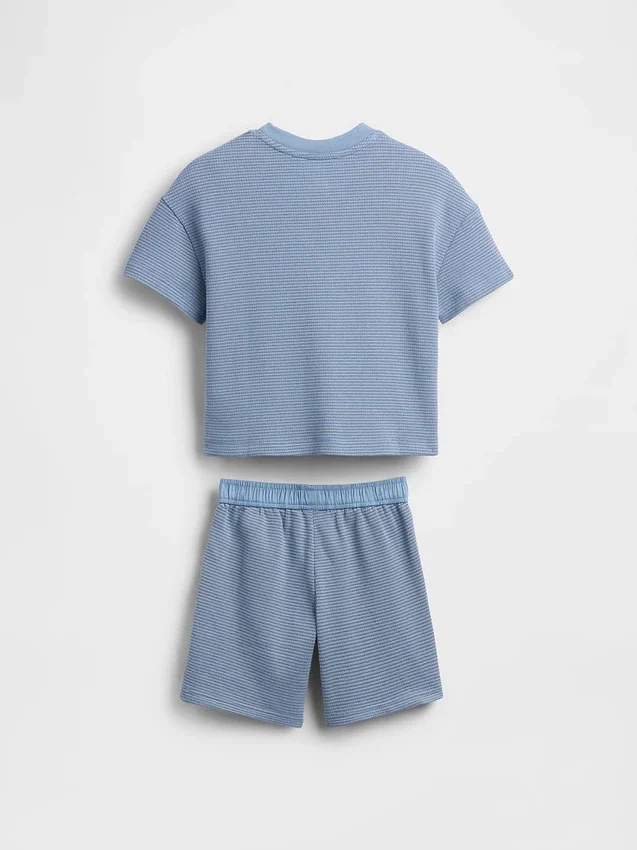 Baby & Toddler Textured Stripe Outfit Set