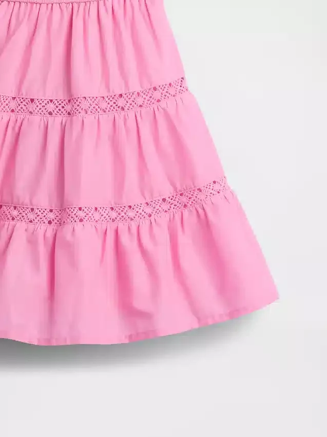 Baby & Toddler Tiered Lace-Trim Dress