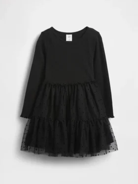 Baby & Toddler Tulle Mixed Media Dress