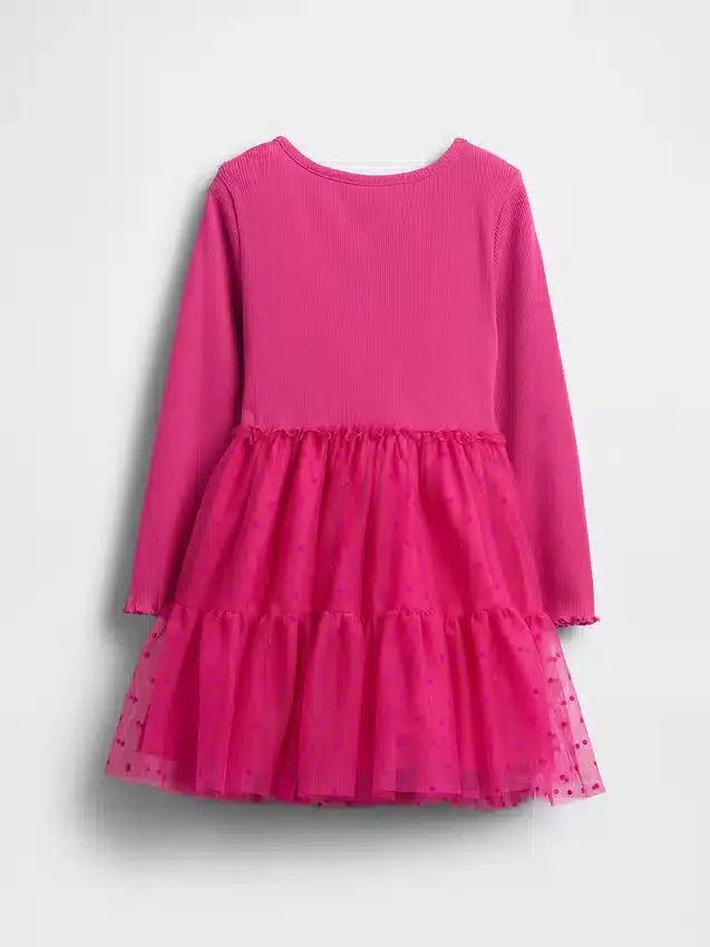 Baby & Toddler Tulle Mixed Media Dress