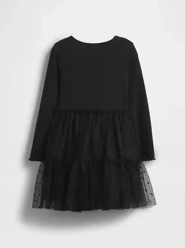 Baby & Toddler Tulle Mixed Media Dress