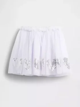 Baby & Toddler Tulle & Sequin Heart Skirt
