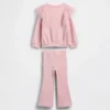 Baby & Toddler Tulle Sweatshirt & Rib Flare Leggings Set