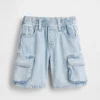 Baby & Toddler Ultrasoft Denim Pull-On Cargo Shorts
