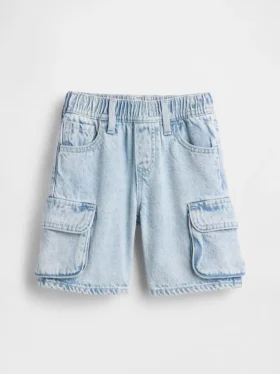 Baby & Toddler Ultrasoft Denim Pull-On Cargo Shorts