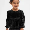 Baby & Toddler Velour Bow Top