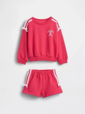 Baby & Toddler Vintagesoft Bow Logo Sweat Set