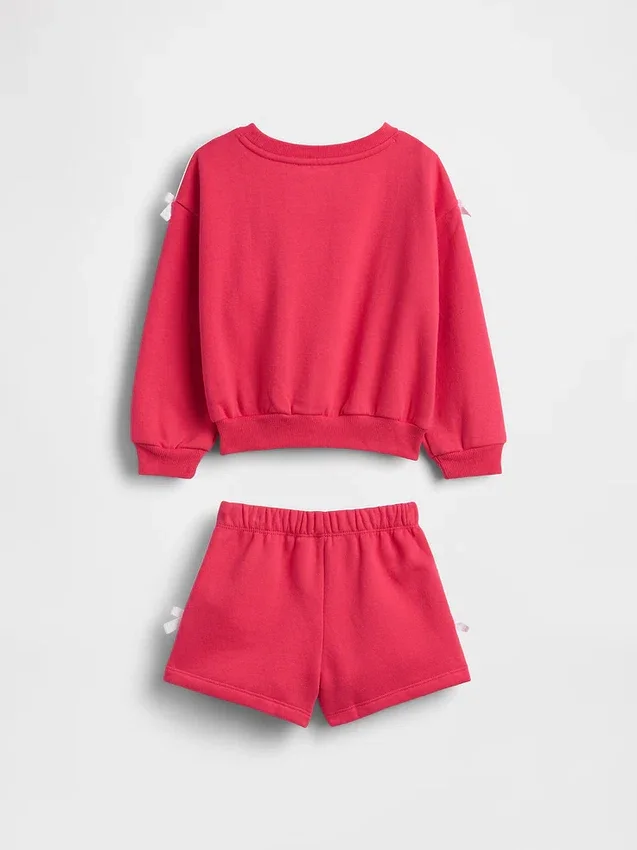 Baby & Toddler Vintagesoft Bow Logo Sweat Set