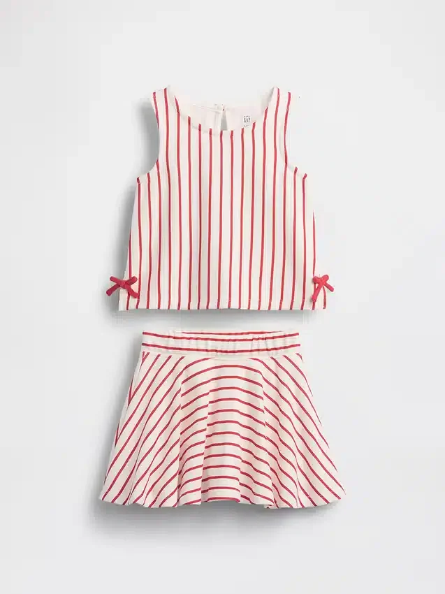 Baby & Toddler Vintagesoft Bow Skort Set