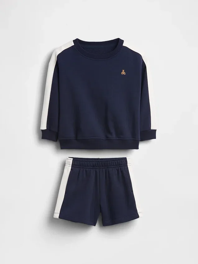 Baby & Toddler Vintagesoft Terry Stripe Outfit Set