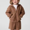 Baby & Toddler Waffle Zip Hoodie