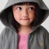 Baby & Toddler Waffle Zip Hoodie