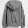 Baby & Toddler Waffle Zip Hoodie