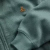 Baby & Toddler Waffle Zip Hoodie