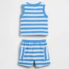 Baby Towel Terry Stripe Outfit Set