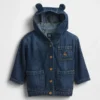 Baby Ultrasoft Denim Hooded Jacket