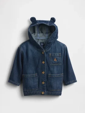 Baby Ultrasoft Denim Hooded Jacket