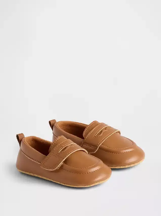 Baby Vegan Leather Loafers