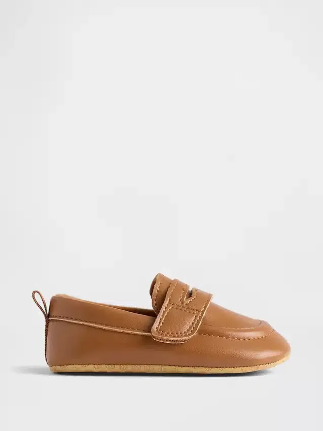 Baby Vegan Leather Loafers