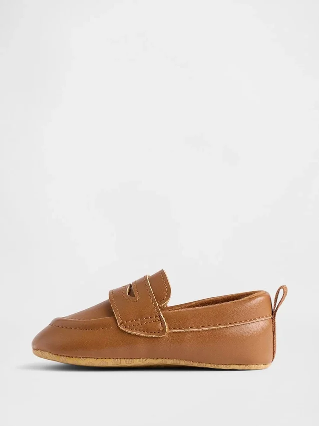 Baby Vegan Leather Loafers