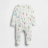 Baby Winnie the Pooh Organic Cotton Footed One-Piece