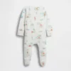 Baby Winnie the Pooh Organic Cotton Footed One-Piece