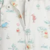 Baby Winnie the Pooh Organic Cotton Footed One-Piece