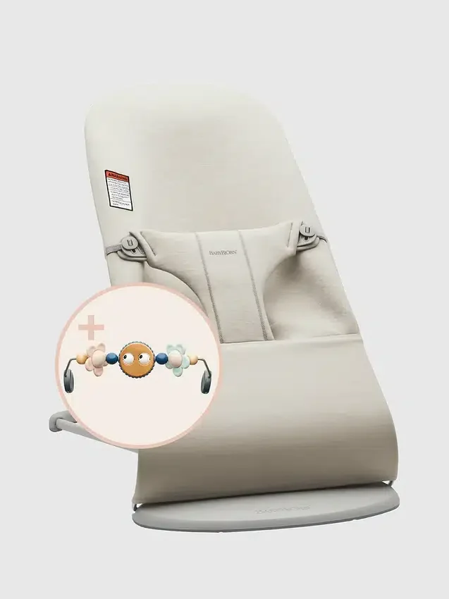 Babybjorn 3D Jersey and Soft Toy Bouncer Bliss Bundle
