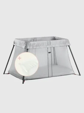 Babybjorn Travel Crib Light and Fitted Sheet Bundle Pack