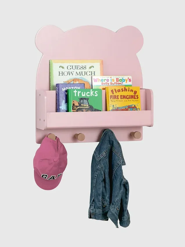 Babygap Brannan Bear Wall Shelf with 4 Hooks