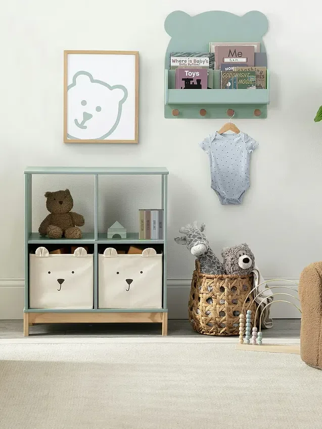 Babygap Brannan Bear Wall Shelf with 4 Hooks