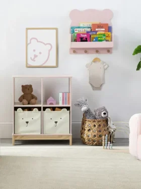 Babygap Brannan Bear Wall Shelf with 4 Hooks