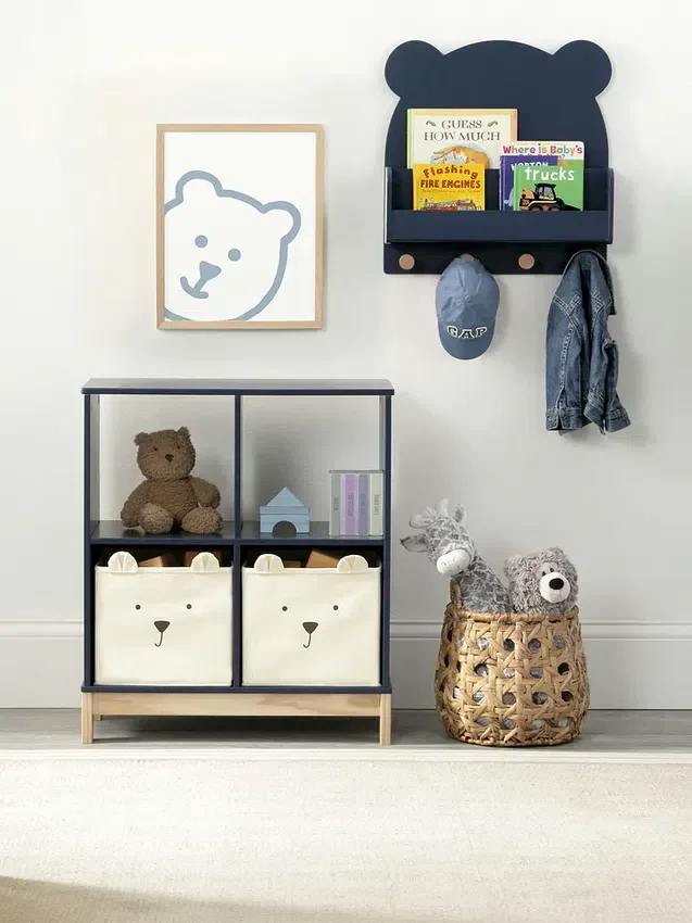 Babygap Brannan Bear Wall Shelf with 4 Hooks