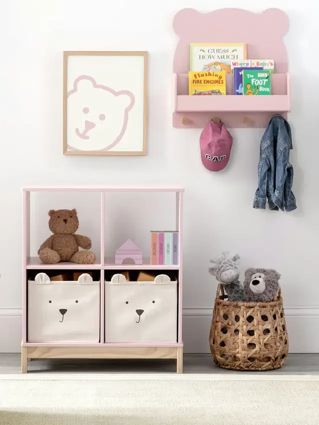 Babygap Brannan Bear Wall Shelf with 4 Hooks