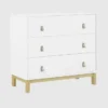 Babygap Legacy 3 Drawer Dresser with Leather Pulls and Interlocking Drawers
