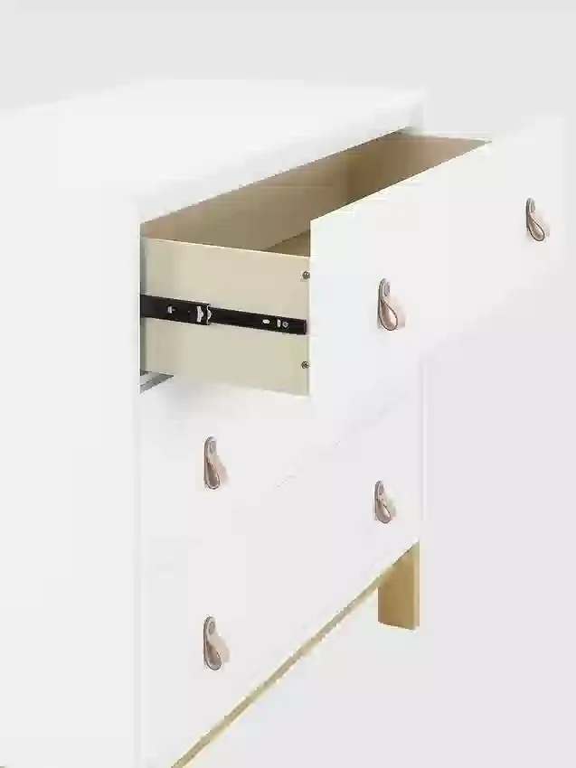 Babygap Legacy 3 Drawer Dresser with Leather Pulls and Interlocking Drawers