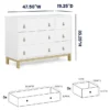 Babygap Legacy Pulls 6 Drawer Dresser