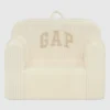 Babygap Ribbed Velour Logo Foam Chair