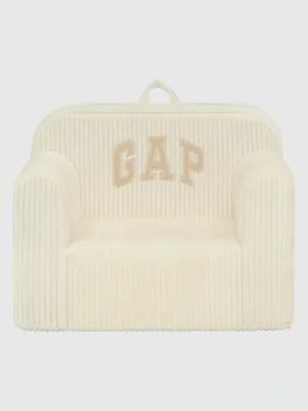 Babygap Ribbed Velour Logo Foam Chair