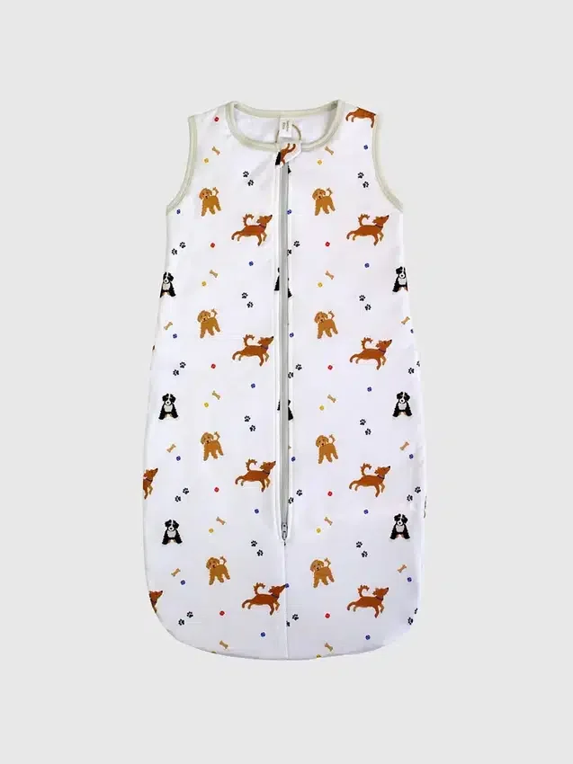 Bamboo Little Dogs Sleep Sack 0 to 12 Months